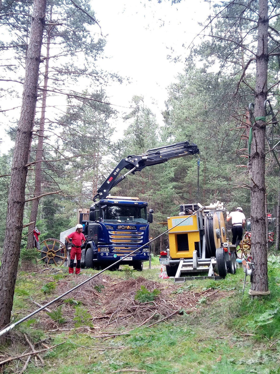 Holztransporte von KUTZI Transport – Kranarbeiten