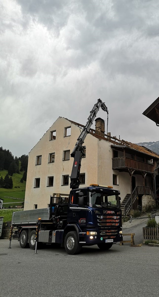 Abbrucharbeiten von KUTZI Transport – Kranarbeiten